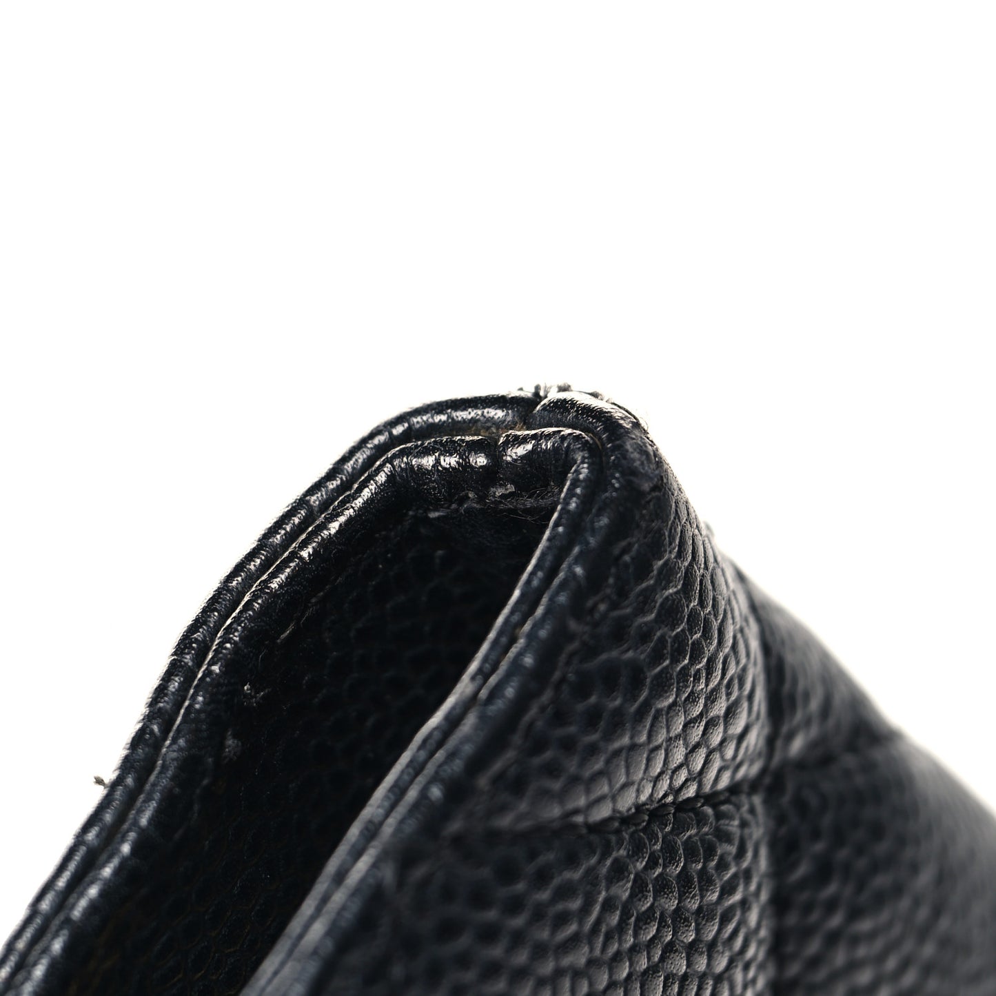 Caviar Quilted Medallion Tote Black