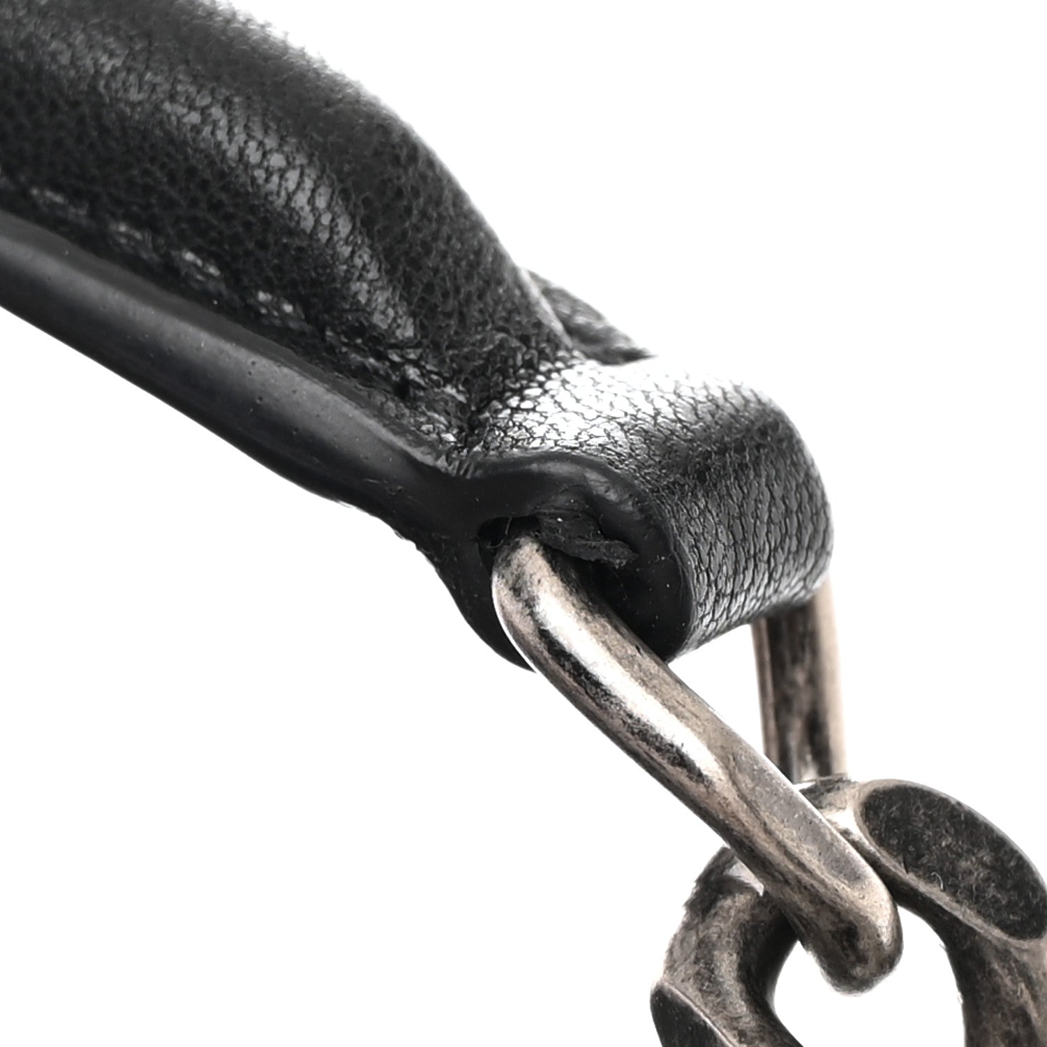 Saint Laurent Sheepskin Matelasse Chevron Monogram Large College Satchel Black 12 of 12