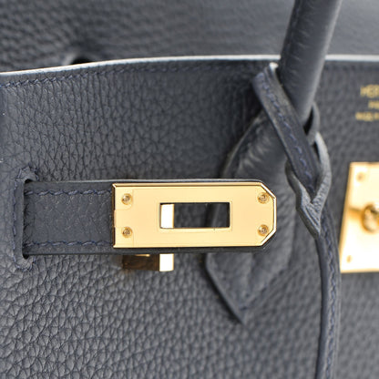 Hermes Togo Birkin 25 Bleu Nuit 18 of 35