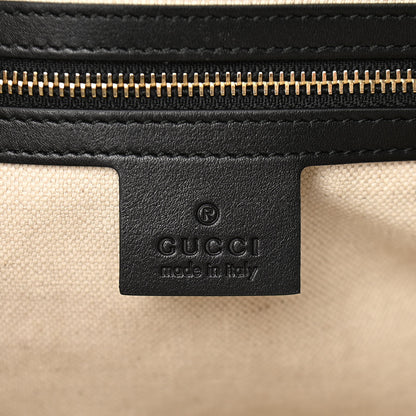 Gucci Guccissima Medium Bree Foldover Tote Black 6 of 11