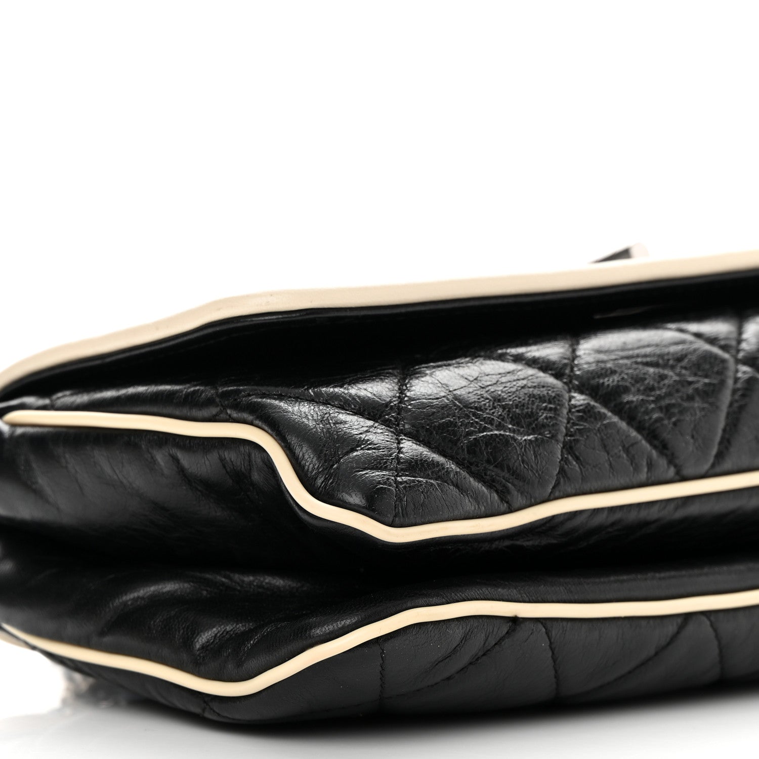 Chanel Lambskin East West Mademoiselle Flap Black 8 of 13