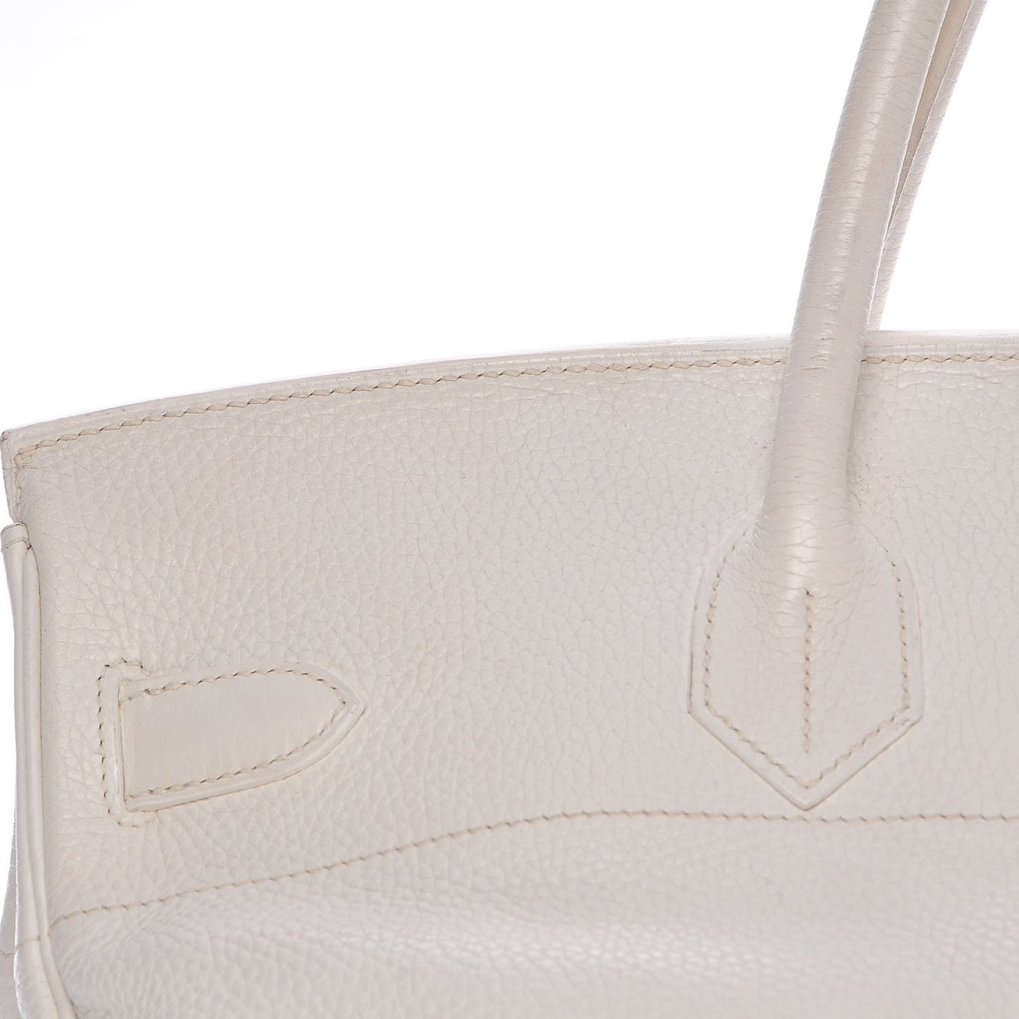 Taurillon Clemence JPG Birkin 42 White