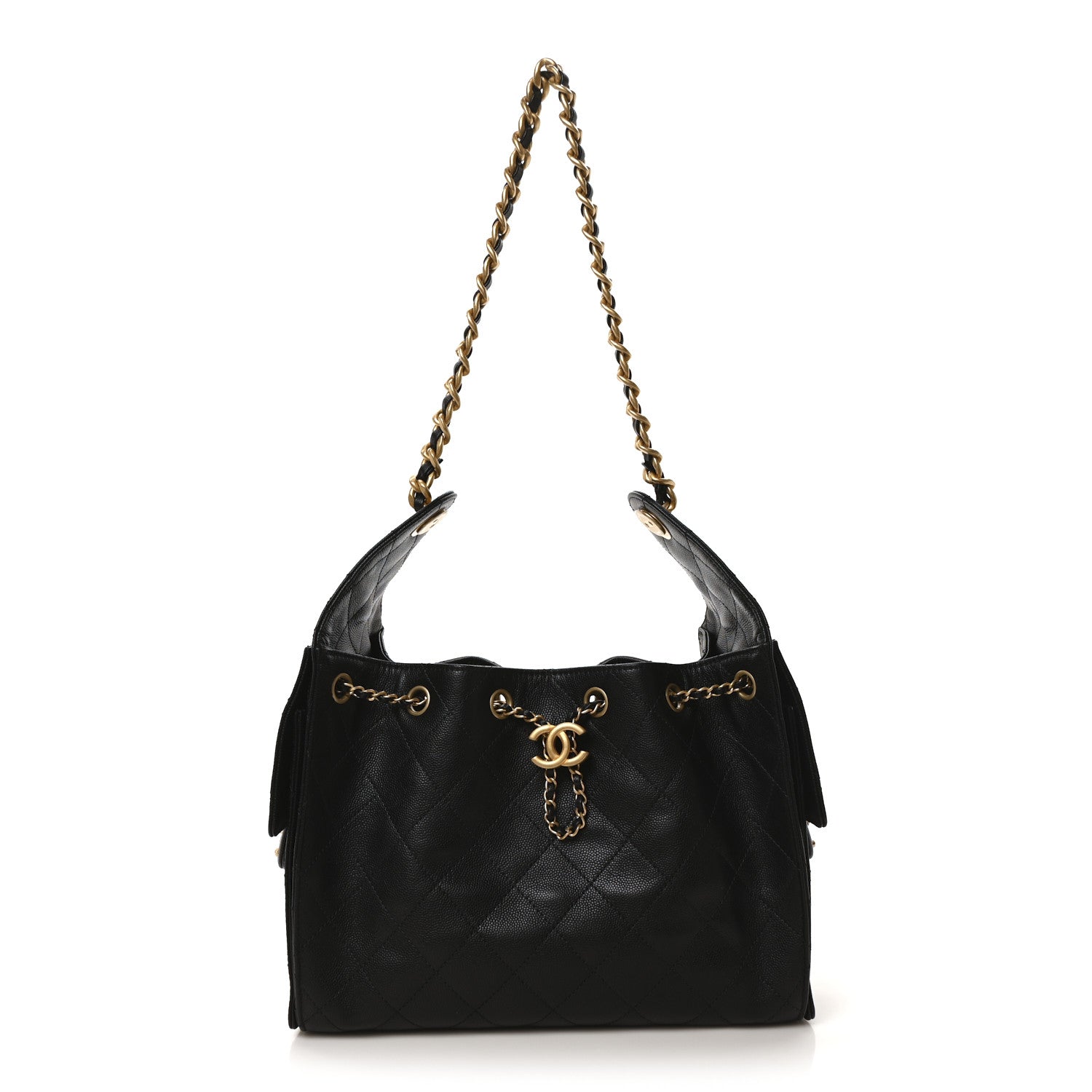 Chanel Caviar Quilted Small Chanel 25 Handbag Black 1 of 11