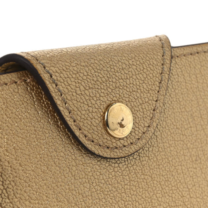 Hermes Metallic Chevre Chamkilight Iliade Card Holder Golden 8 of 10