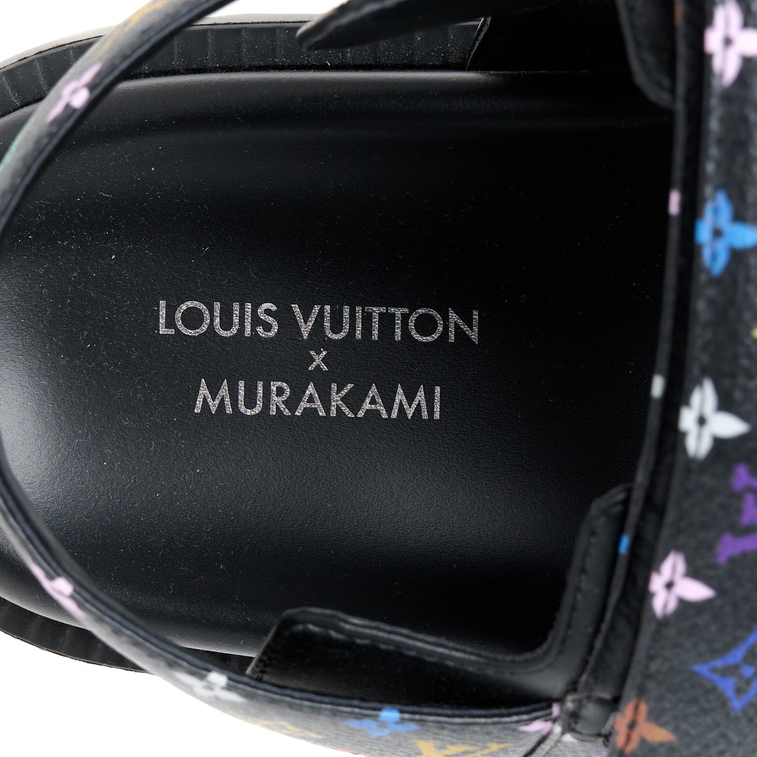 Louis Vuitton LV X TM Monogram Multicolor Sunset Flat Sandals 38 Black 7 of 10