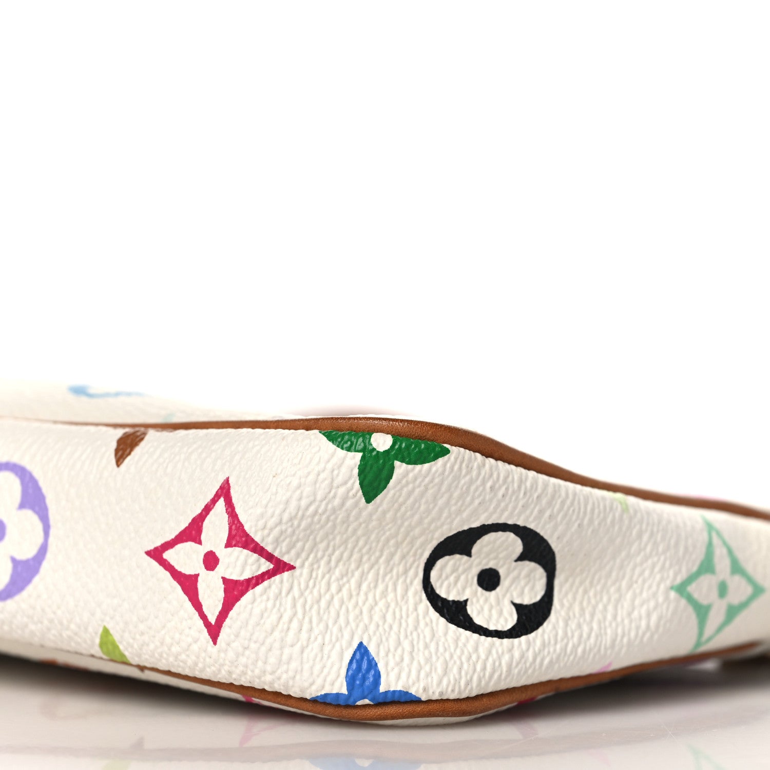 Louis Vuitton Monogram Multicolor Pochette Accessories White 8 of 9