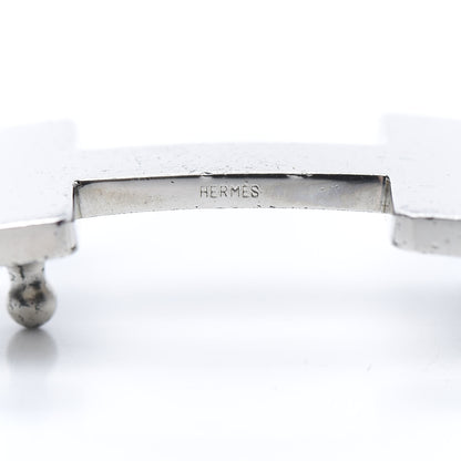 Hermes Polished Palladium Constance 24mm Belt Buckle Silver 3 of 6