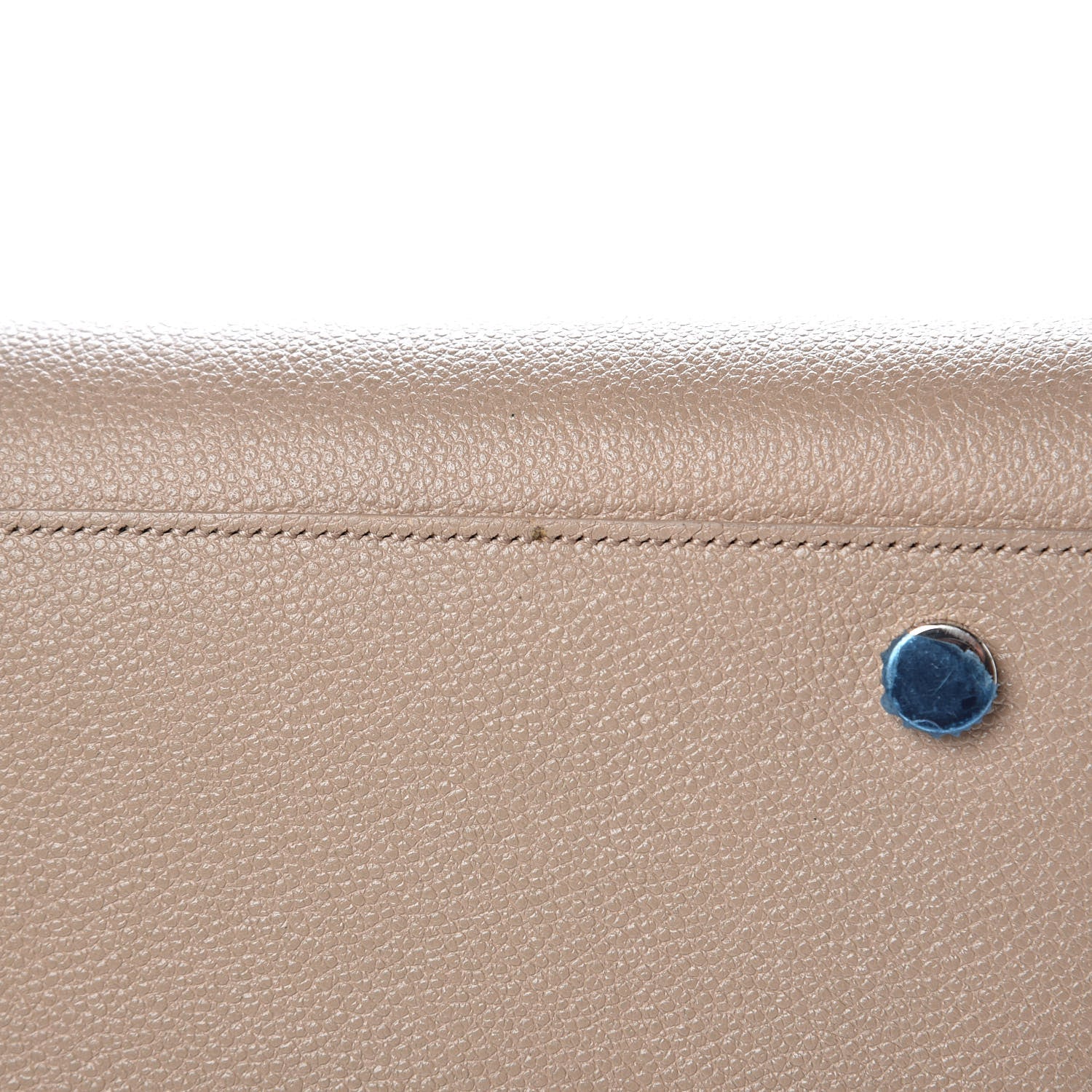 Saint Laurent Grained Calfskin Small Sac De Jour Dark Beige 9 of 13