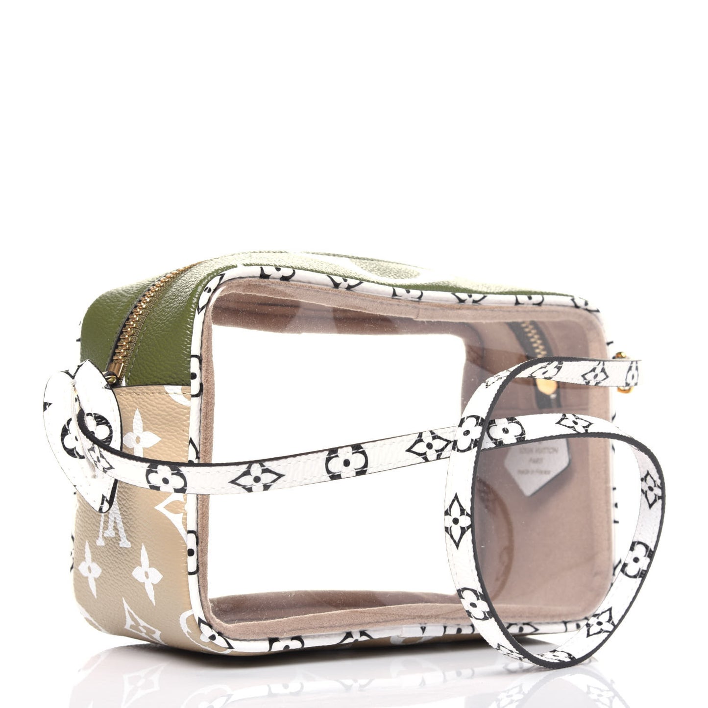 Monogram Giant Beach Pouch Kaki