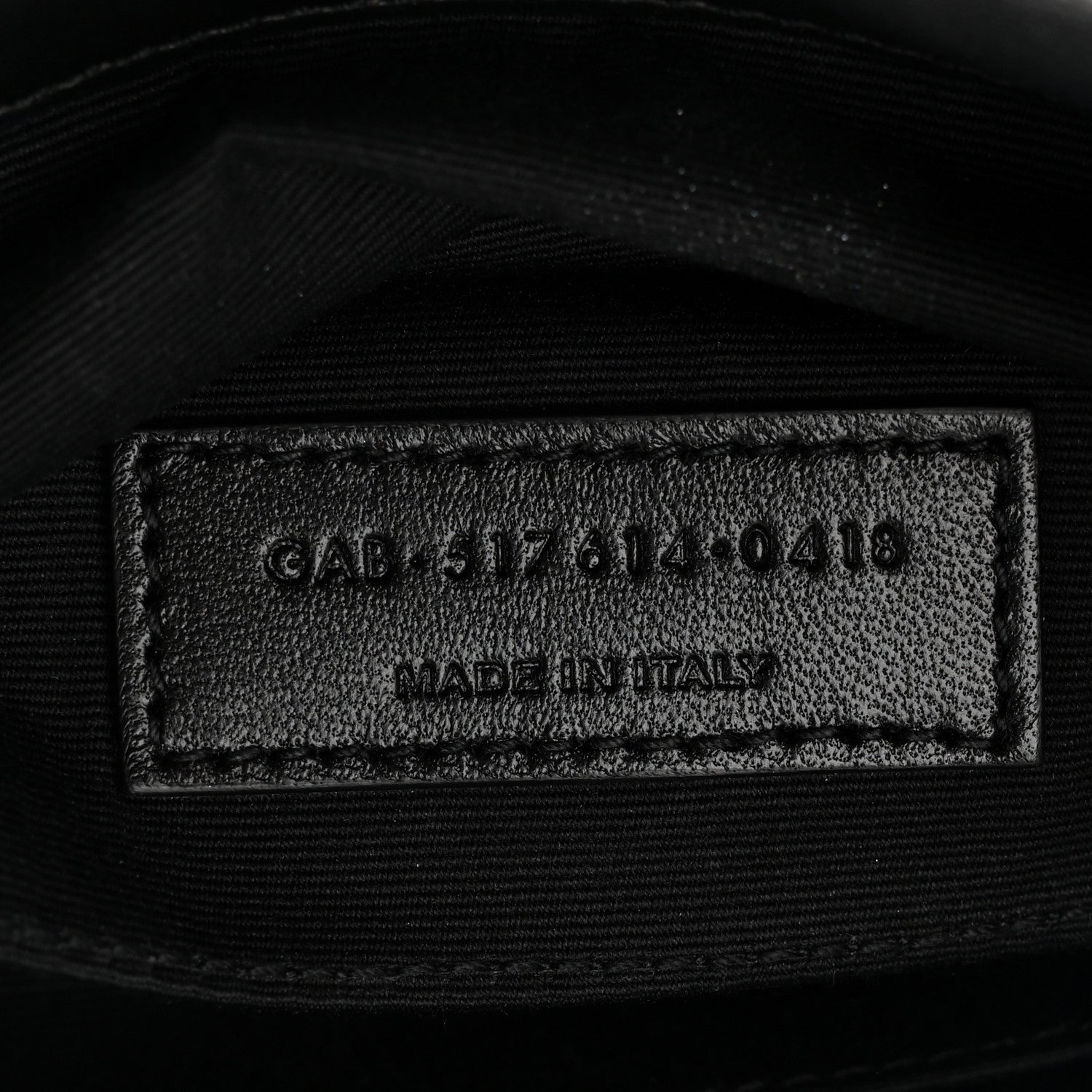 Saint Laurent Lambskin Patchwork Monogram Jamie Chain Wallet Black 7 of 10