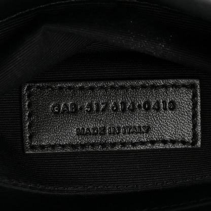 Saint Laurent Lambskin Patchwork Monogram Jamie Chain Wallet Black 7 of 10