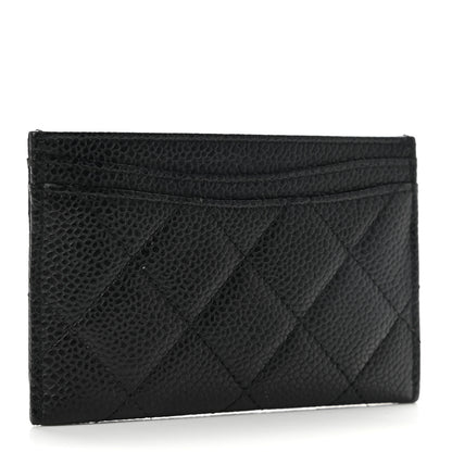 Chanel Caviar Quilted Card Holder Black 3 of 7