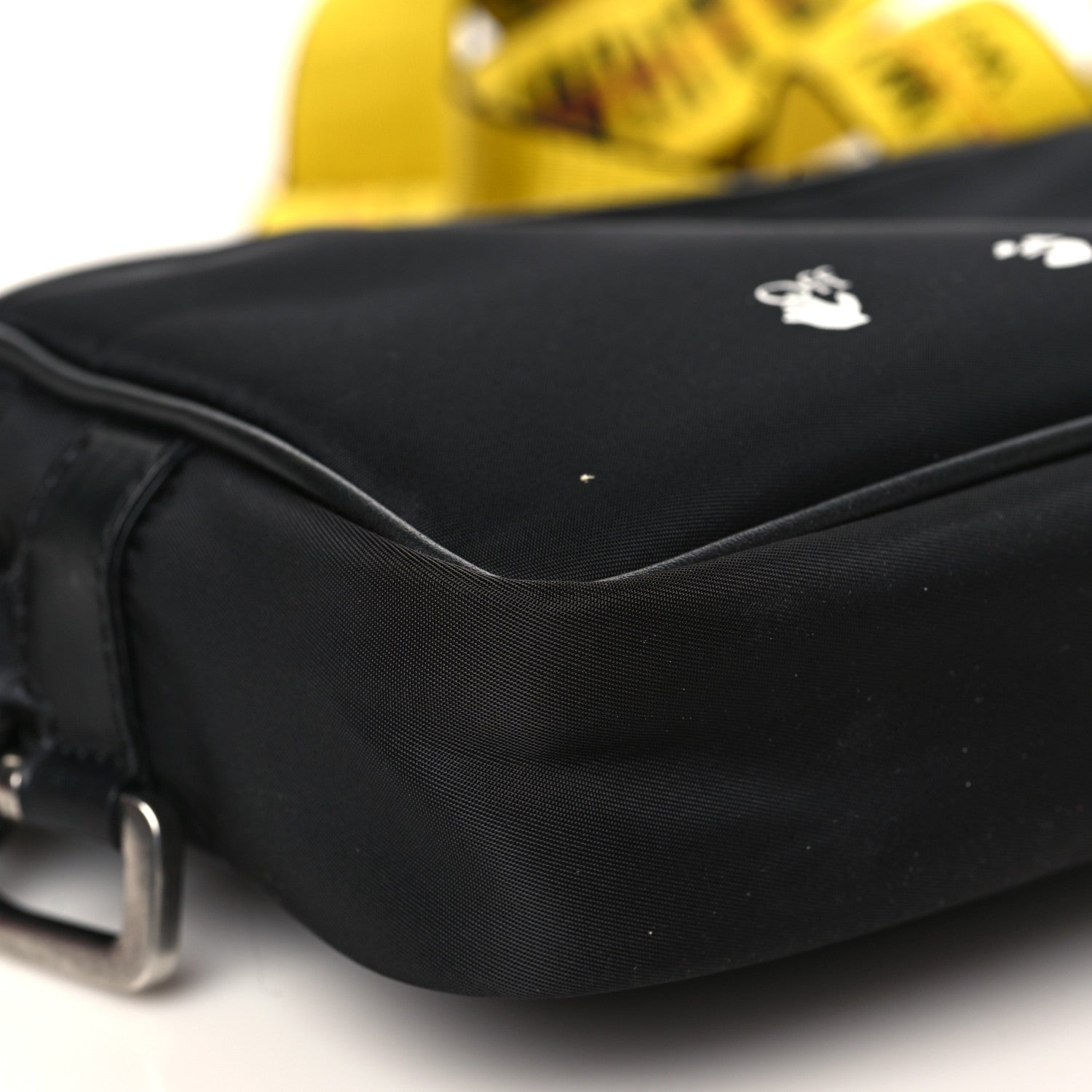 Off-White Nylon Logo Print Crossbody Bag Black 7 of 8
