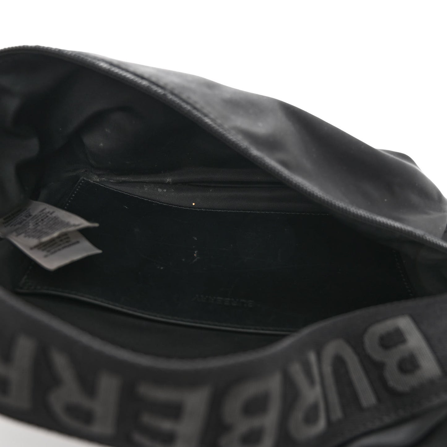 Nylon Logo Bum Bag Black