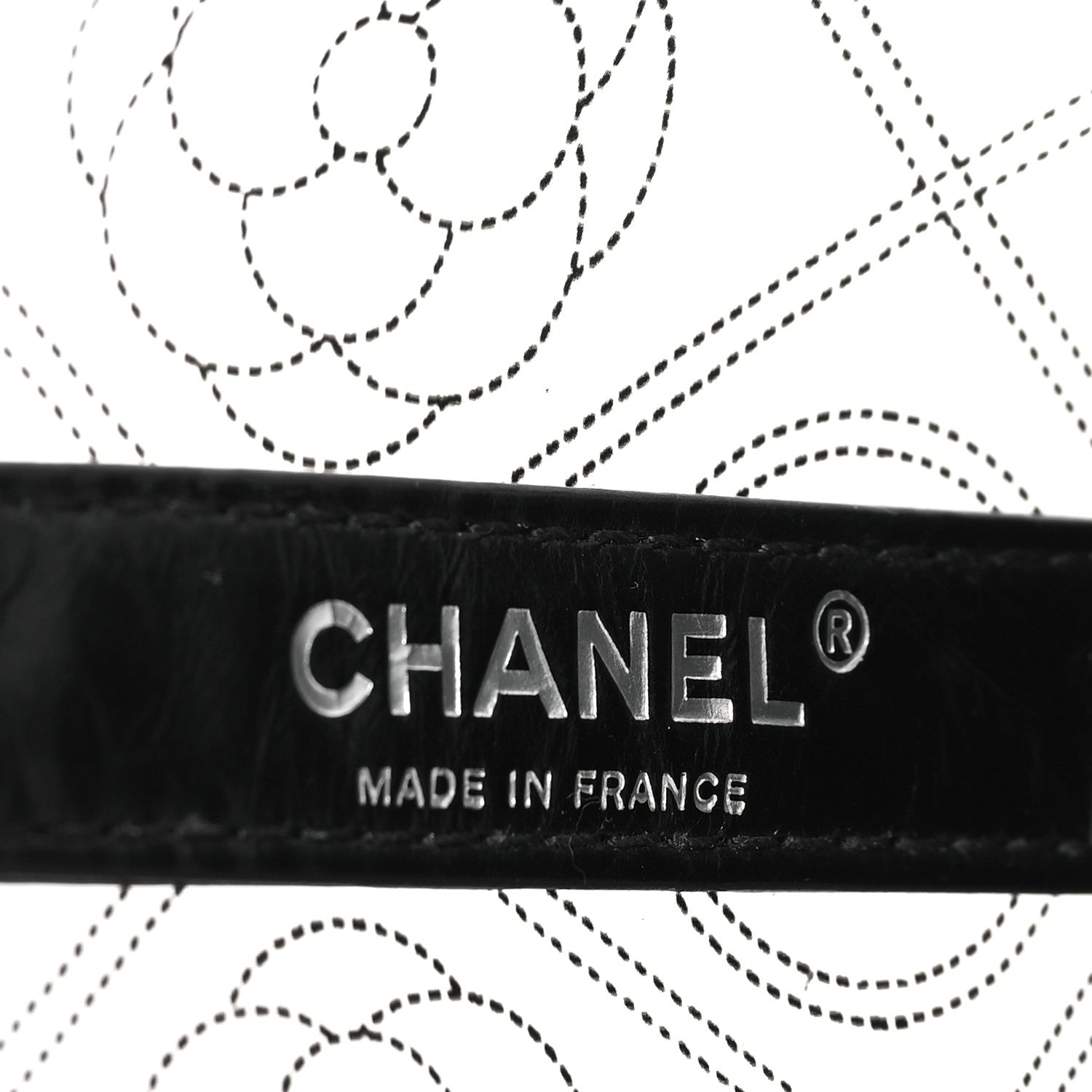 Chanel Crumpled Calfskin PVC Bucket Bag Black 7 of 10