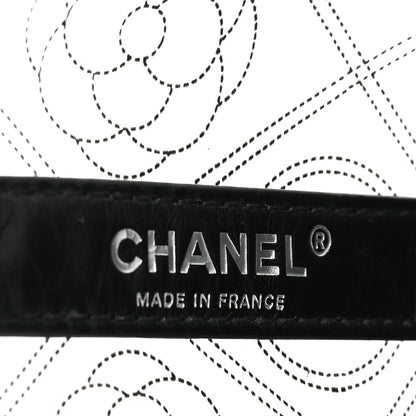 Chanel Crumpled Calfskin PVC Bucket Bag Black 7 of 10