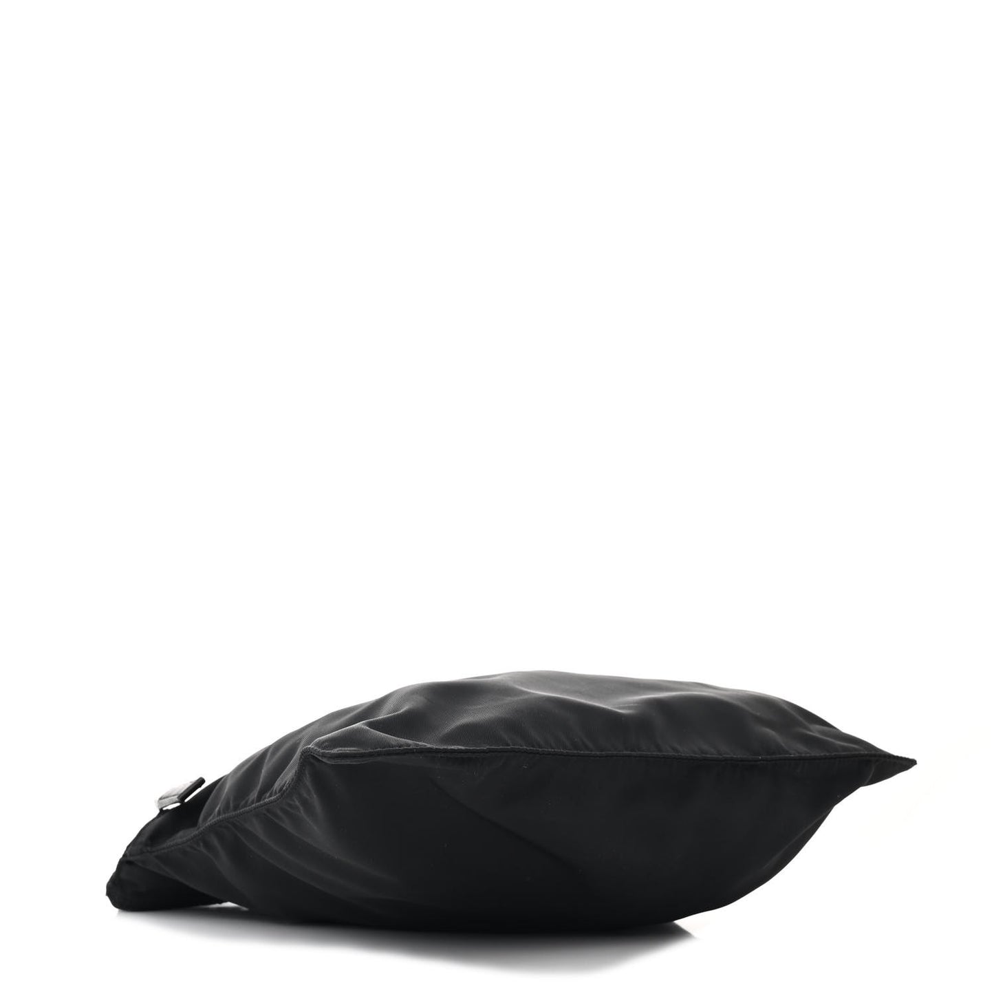 Nylon Vela Flat Messenger Bag Black