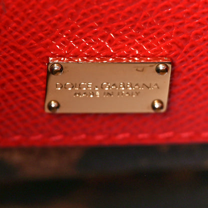 Dolce & Gabbana Dauphine Medium Miss Sicily Satchel Dark Red 6 of 10
