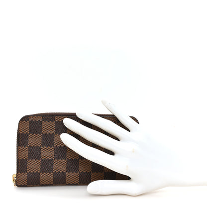 Louis Vuitton Damier Ebene Porte-Monnaie Zippy Wallet 2 of 6
