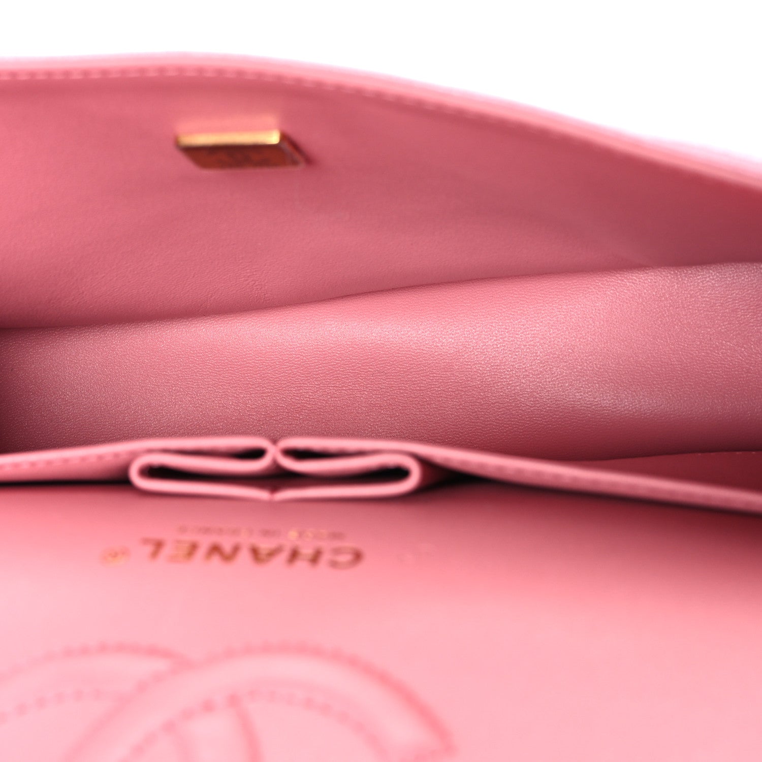 Chanel Iridescent Caviar Quilted Medium Double Flap Rose Pink 4 of 9