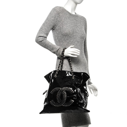 Chanel Patent Crystal Strass Bonbons Tote Black 2 of 7