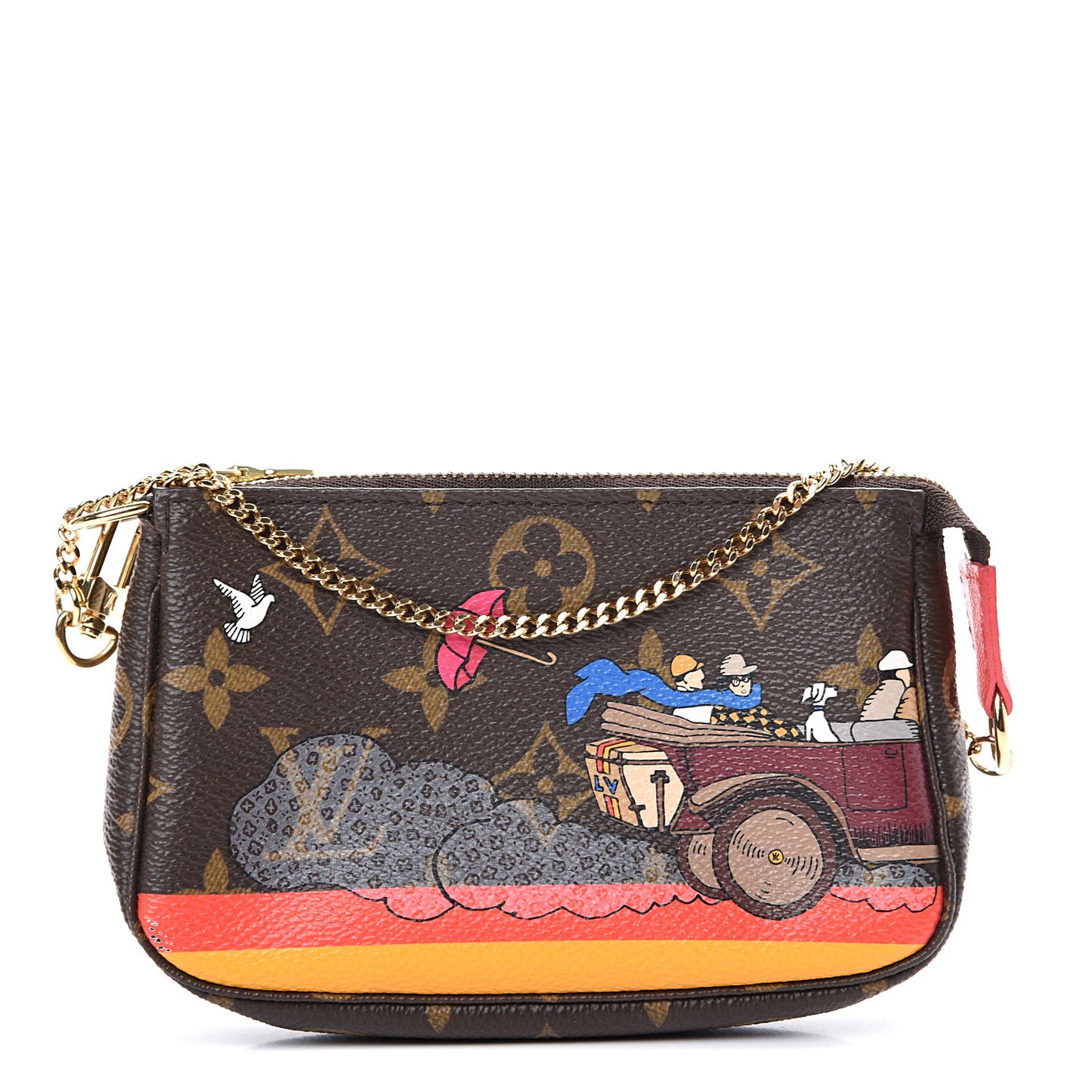 Monogram 2015 Christmas Animation Mini Pochette Accessories
