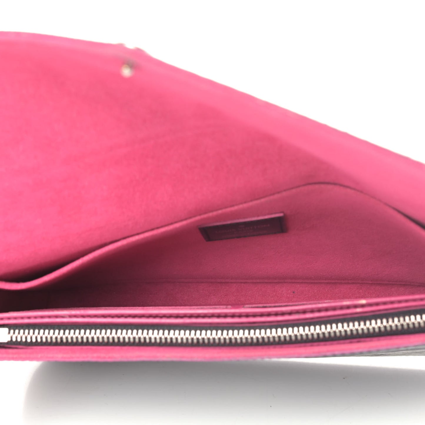 Epi Pochette Felicie Black Hot Pink