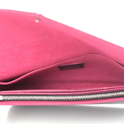 Louis Vuitton Epi Pochette Felicie Black Hot Pink 5 of 7