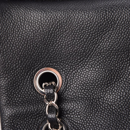 Chanel Caviar Quilted Jumbo Easy Flap Black 9 of 13