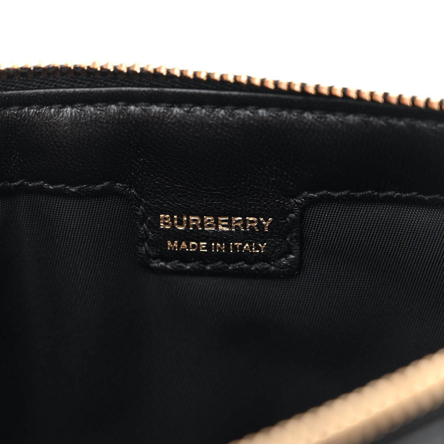 Burberry Lambskin Quilted Lola Double Pouch Crossbody Black 7 of 11