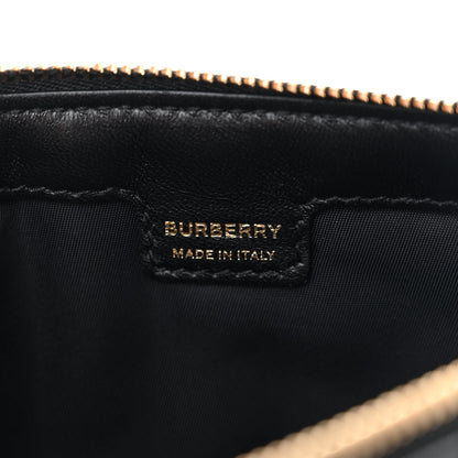Burberry Lambskin Quilted Lola Double Pouch Crossbody Black 7 of 11