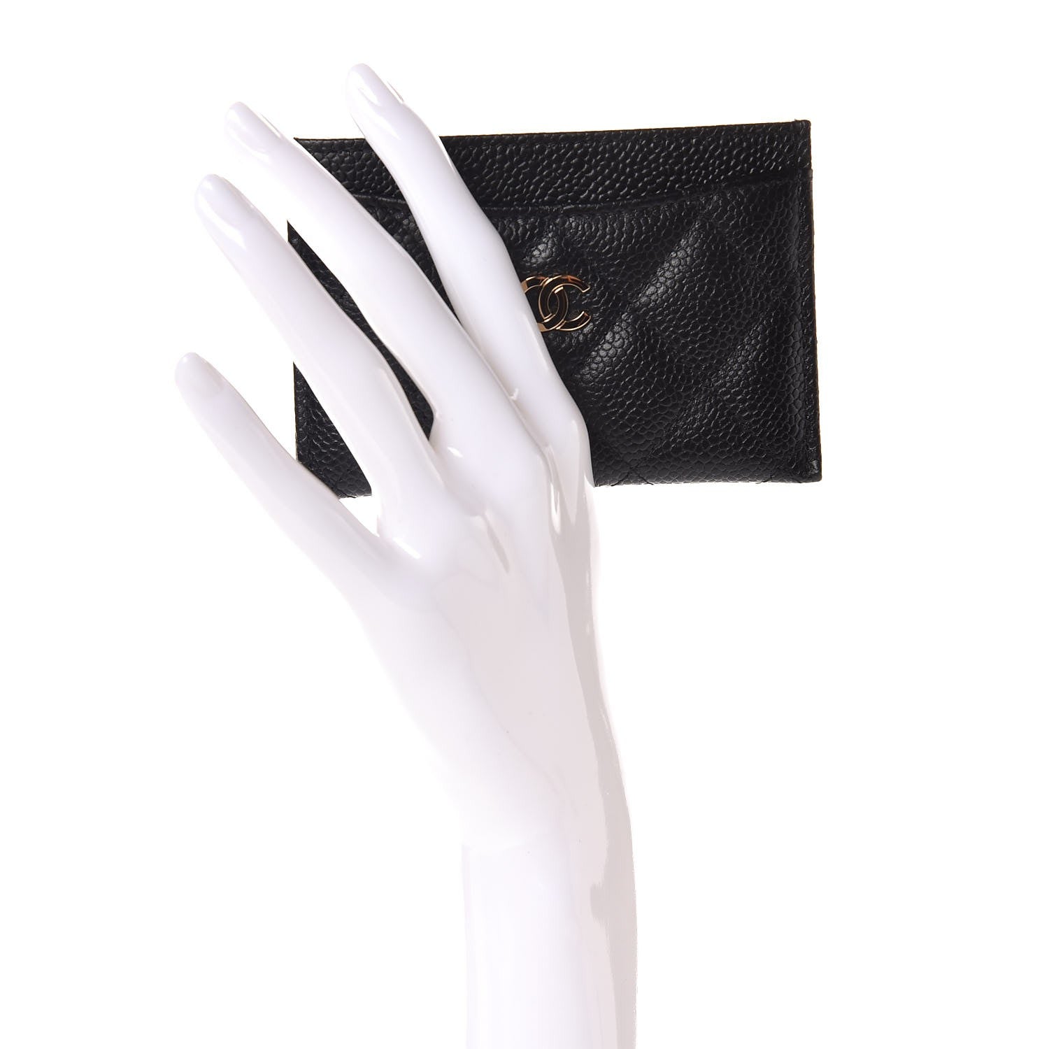 Chanel Caviar Quilted Card Holder Black 2 of 9