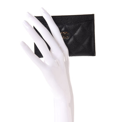 Chanel Caviar Quilted Card Holder Black 2 of 9