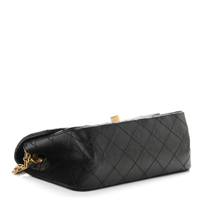 Chanel Aged Calfskin Quilted 2.55 Reissue Mini Flap Black 3 of 9