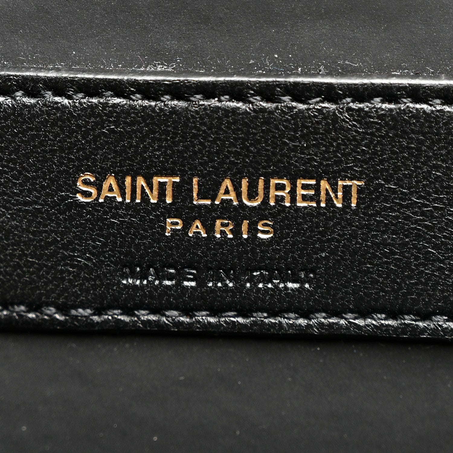 Saint Laurent Lambskin Quilted Lolita Cosmetic Pouch Black 6 of 7