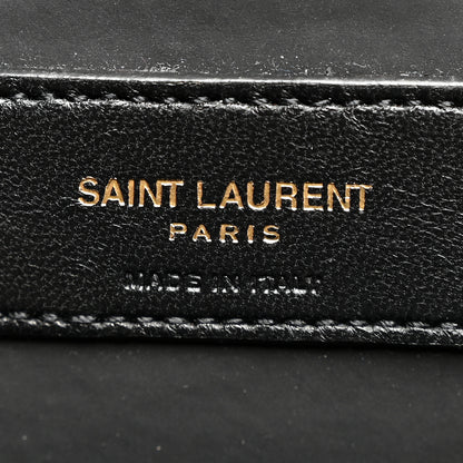 Saint Laurent Lambskin Quilted Lolita Cosmetic Pouch Black 6 of 7