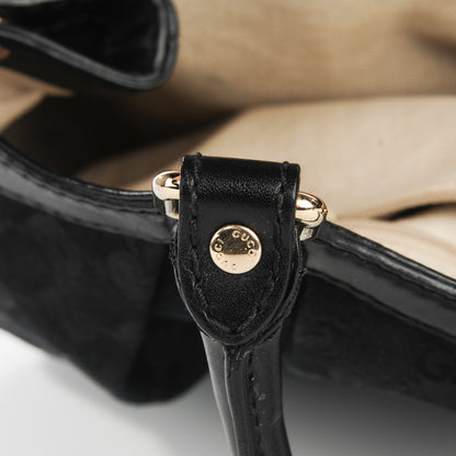 Gucci Monogram Medium Sukey Tote Black 10 of 11