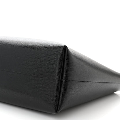 Saint Laurent Calfskin Large Shopping Tote Black 9 of 10