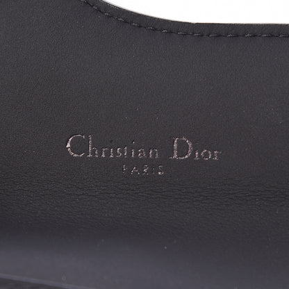 Christian Dior Ultra Matte Calfskin Saddle Card Holder Black 7 of 8