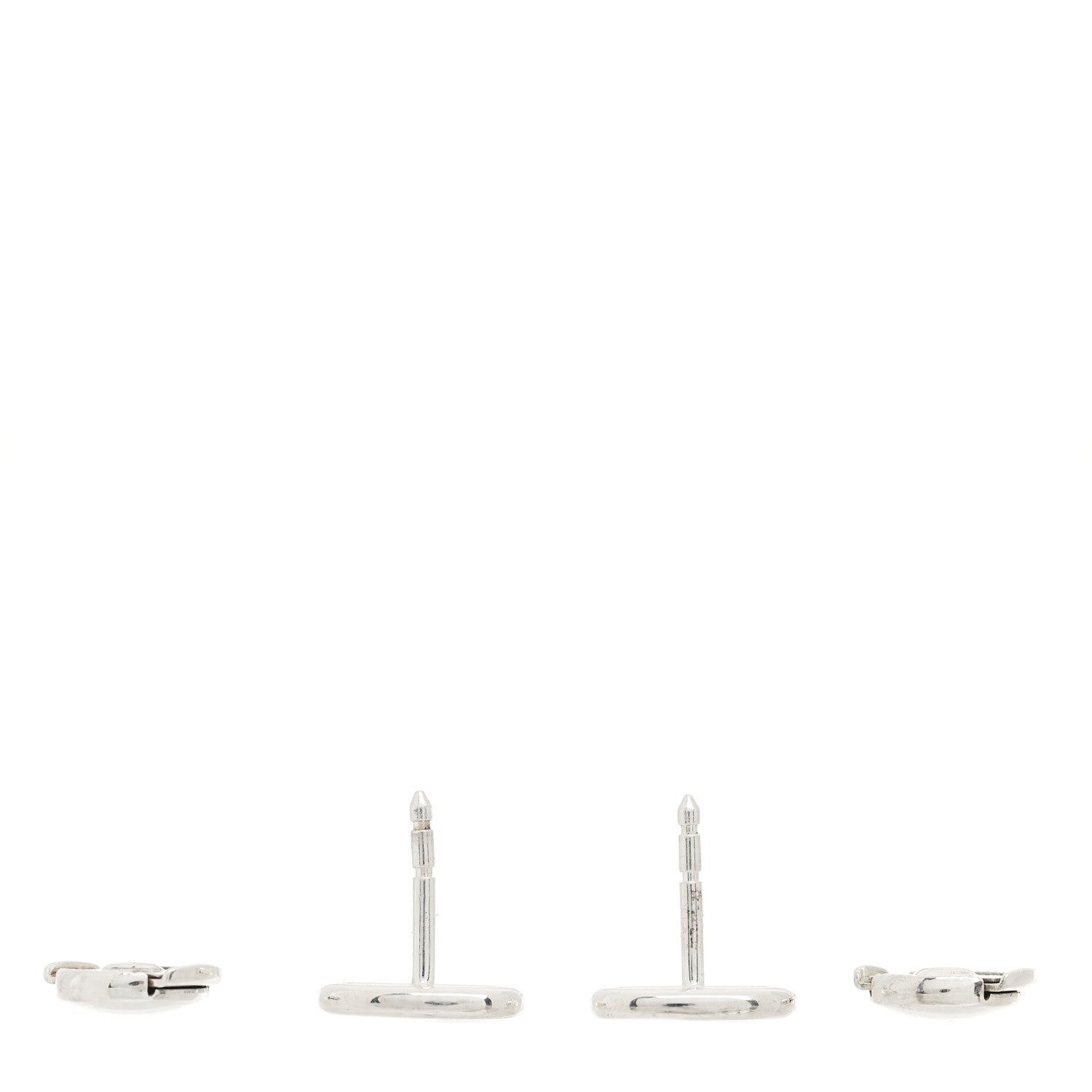 Hermes Sterling Silver TPM Farandole Earrings 3 of 4