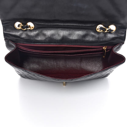 Chanel Lambskin Quilted Jumbo Single Flap Black 5 of 24