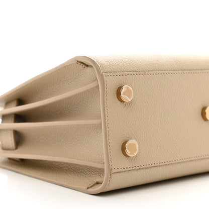 Saint Laurent Grained Calfskin Nano Sac De Jour Sea Salt 9 of 12