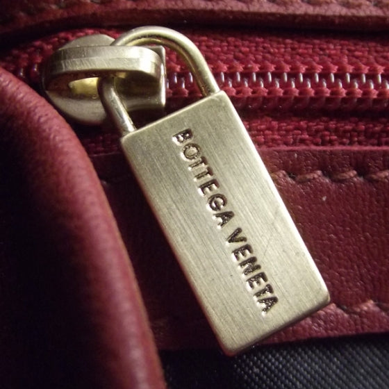 Bottega Veneta Woven Shoulder Bag Red 11 of 12