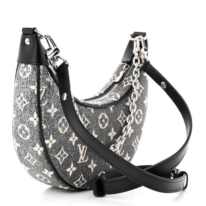 Louis Vuitton Monogram Jacquard Denim Loop Black 3 of 10