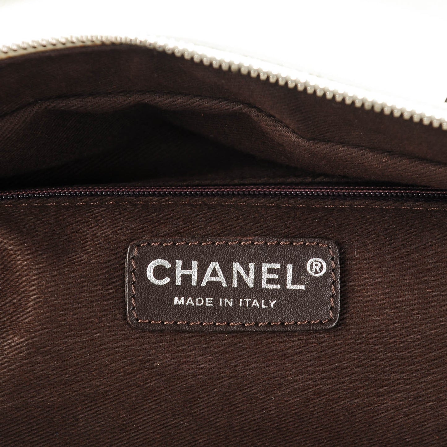 Calfskin Quilted Round Bowling Bag White