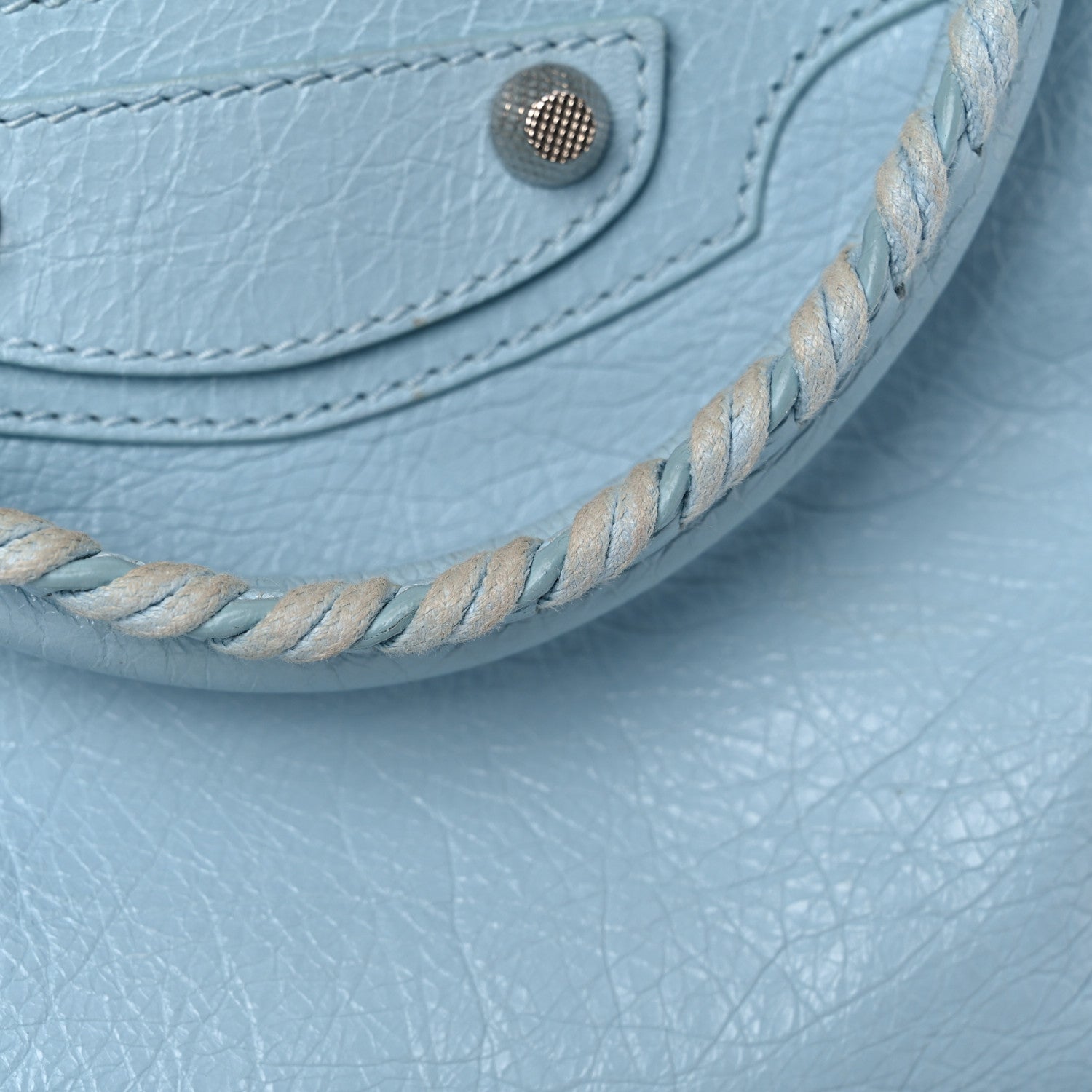 Balenciaga Agneau Giant 12 Silver Hardware Velo Bleu Dragee 21 of 21