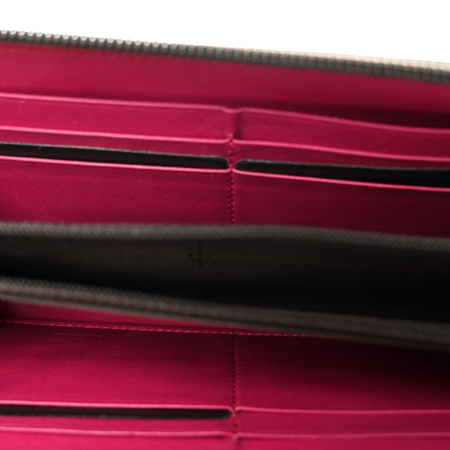 Fendi Zucchino Spalmati FF Multicolor Zip Around Wallet Black Multicolor 5 of 8