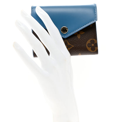 Louis Vuitton Monogram Zoe Wallet Blue Jean 2 of 6