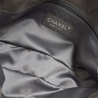 Chanel Lambskin Tweedy Flap Taupe 6 of 9