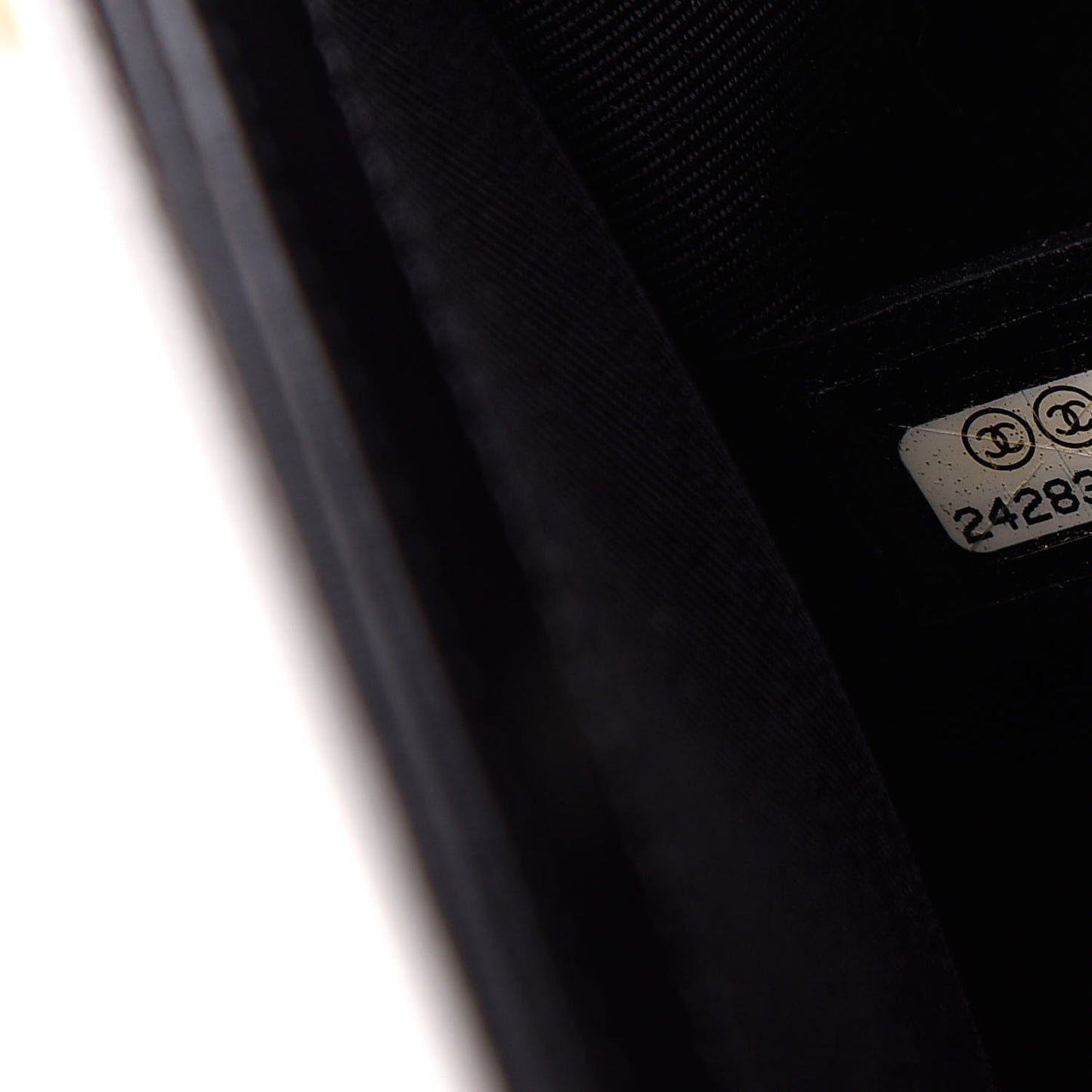 Lambskin Quilted Medium Boy Flap Black